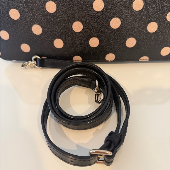 Kate Spade Black and cream Dot Satchel - Picture 4 of 8